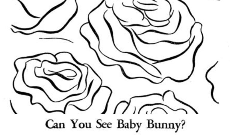 All you have to do is find the baby bunny.