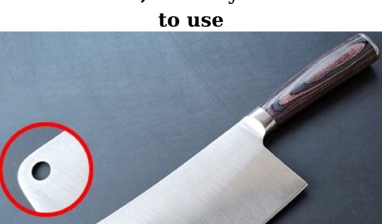 The secret about the small error on the knife is certainly unknown to many people