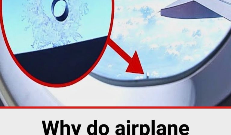 The Real Reason Why Airplane Windows Have Holes