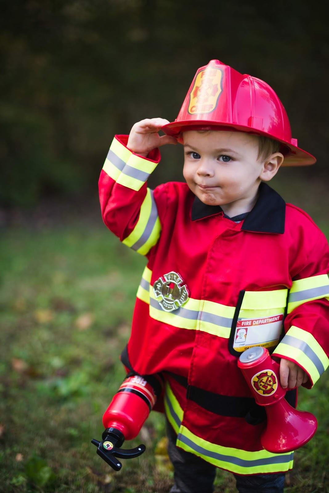 What my son said to a firefighter moved us all to tears 1 Little boy